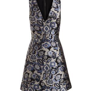 Alice and Olivia paisley print flare dress